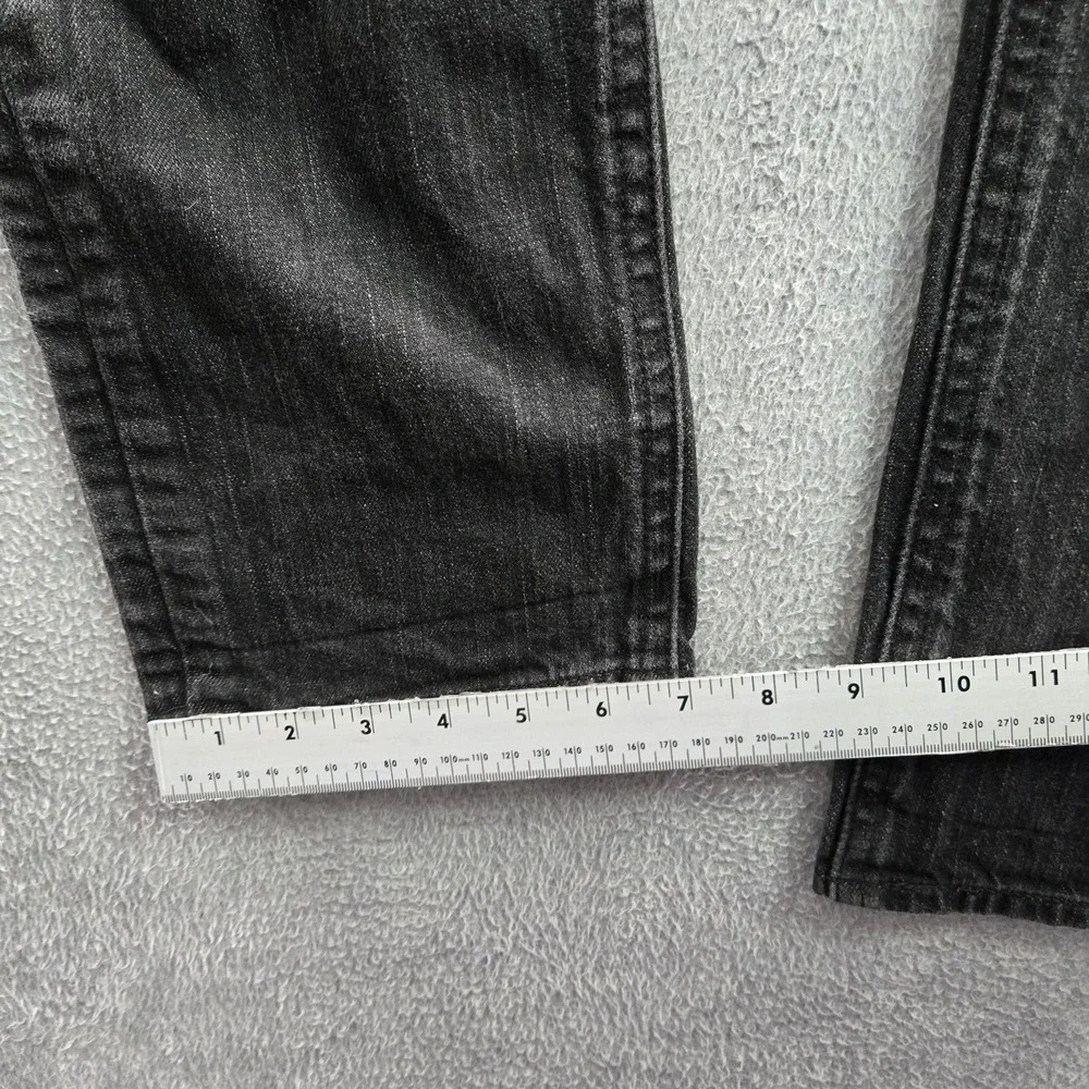 Levi's 511 Men Jeans 36X30 Black Denim Slim Fit‎ Logo 27